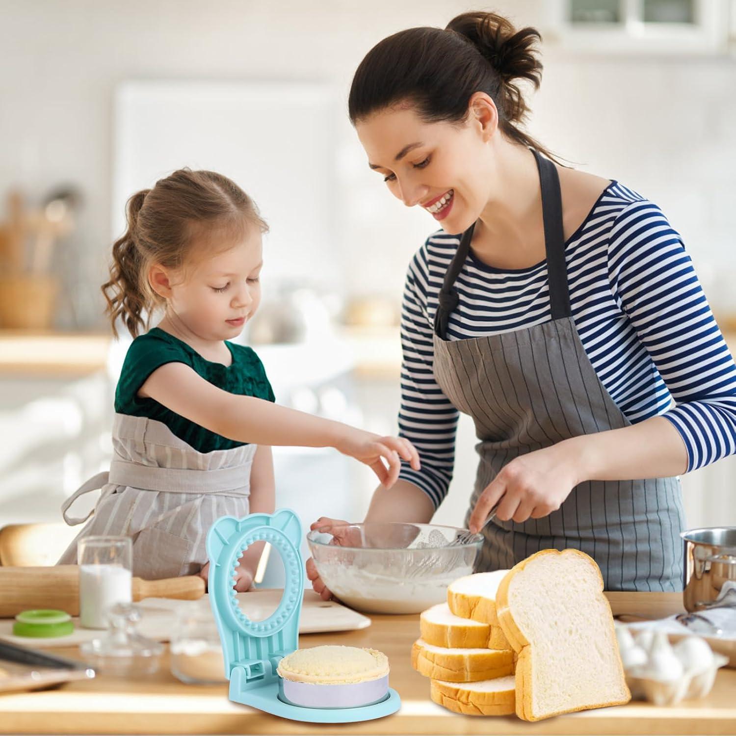 Cortador y Sellador de Sándwiches Kunovo 2 Piezas Acero Inoxidable