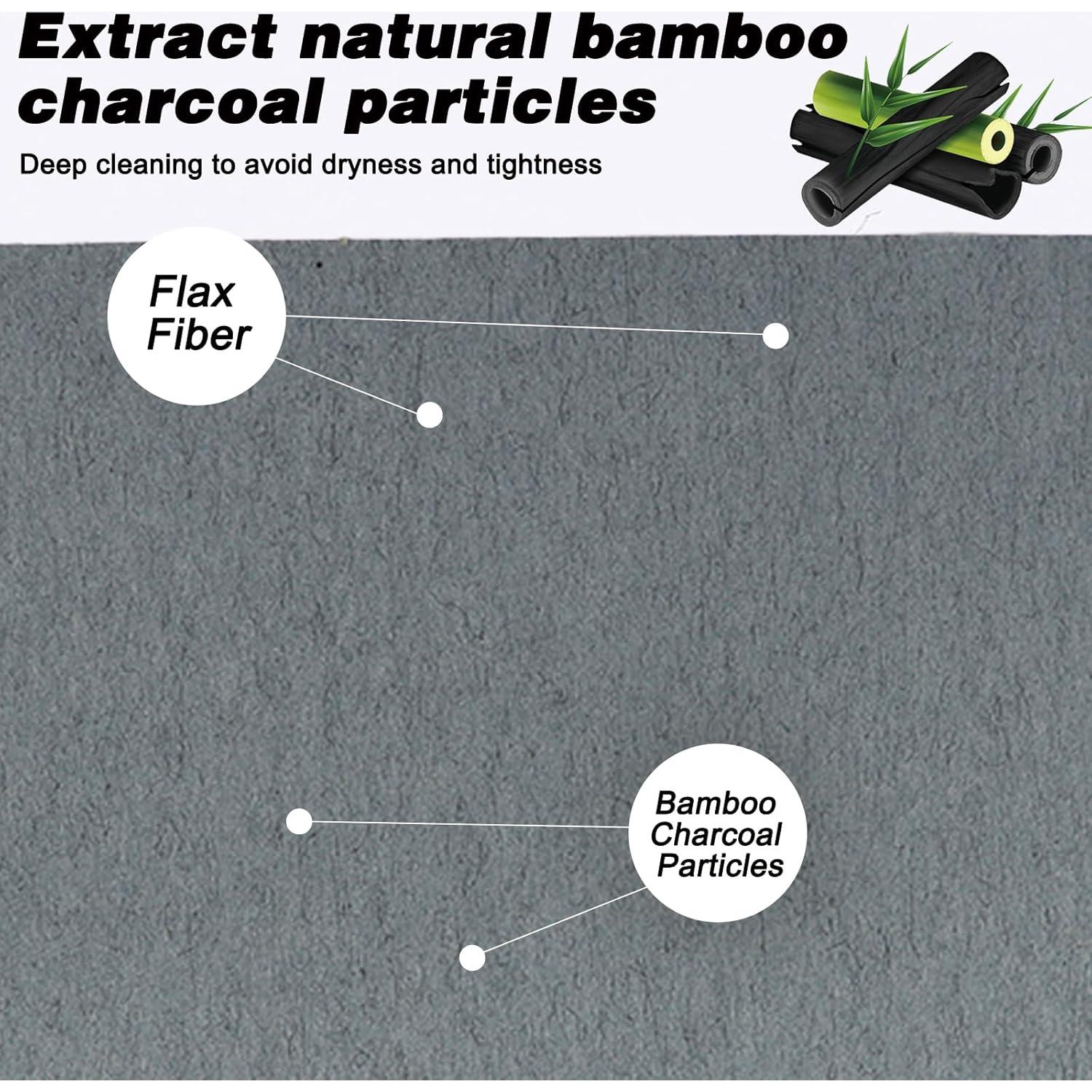 Hojas Absorbentes de Aceite Facial de Carbón de Bambú 600 Unidades