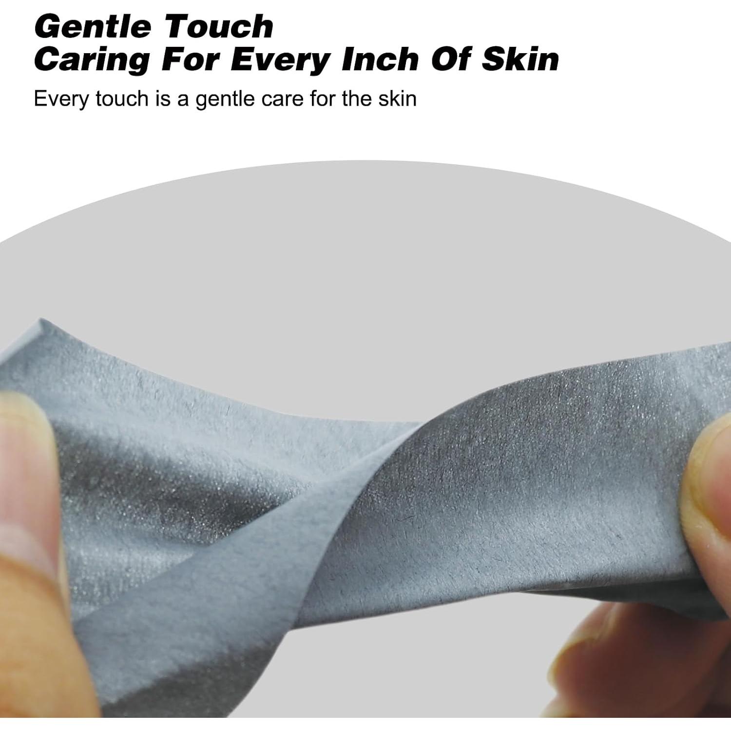 Hojas Absorbentes de Aceite Facial de Carbón de Bambú 600 Unidades