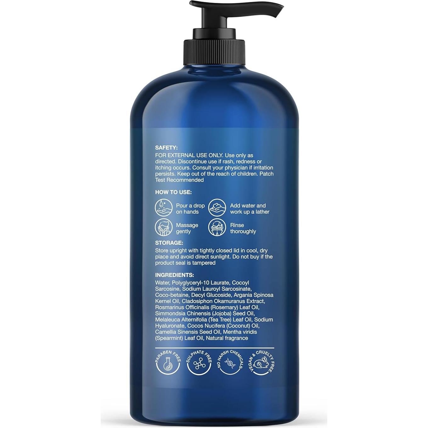 Lavado Facial Botanic Hearth Árbol de Té y Menta 473 ml