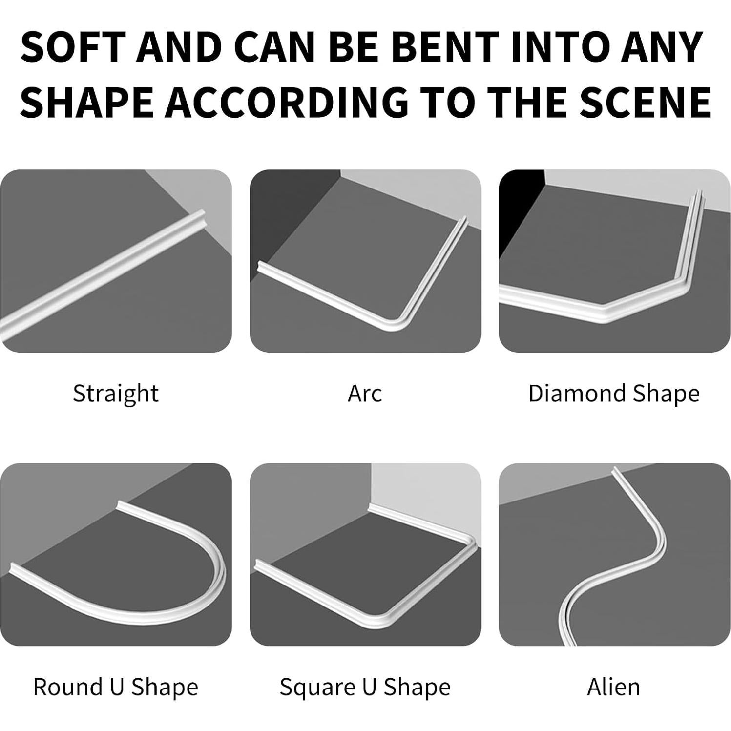 Dique de Agua Plegable KXNHFS 2M Negro para Ducha