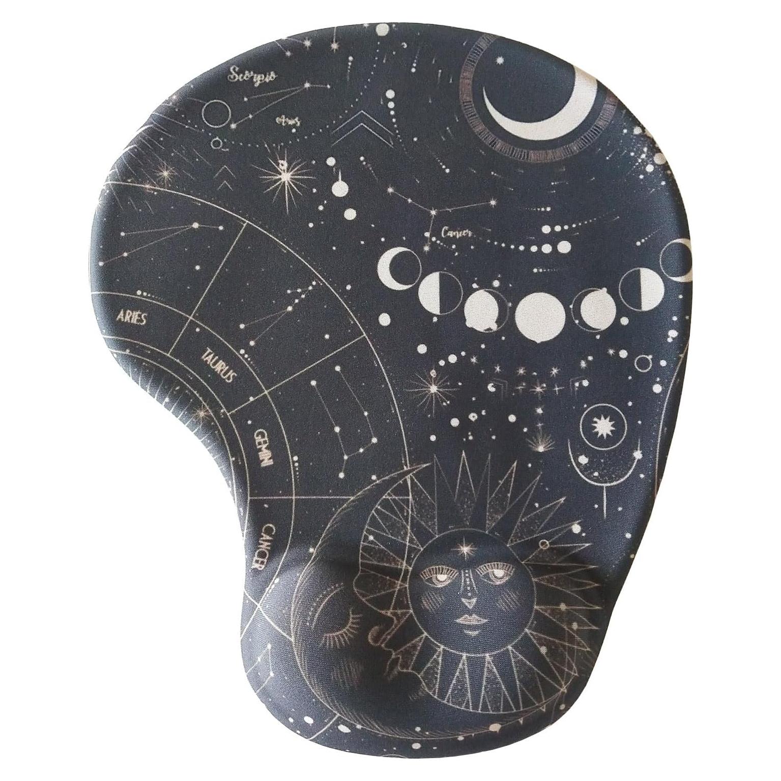 Almohadilla de Ratón Ergonómica BETOMSPS con Soporte Negro