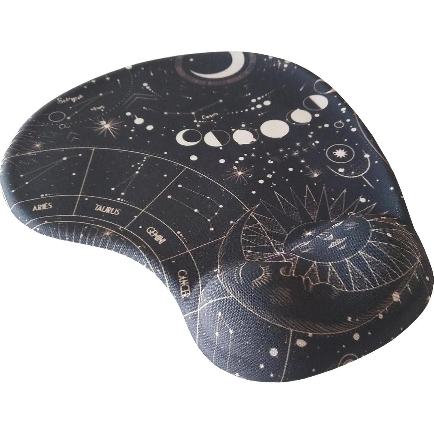 Almohadilla de Ratón Ergonómica BETOMSPS con Soporte Negro