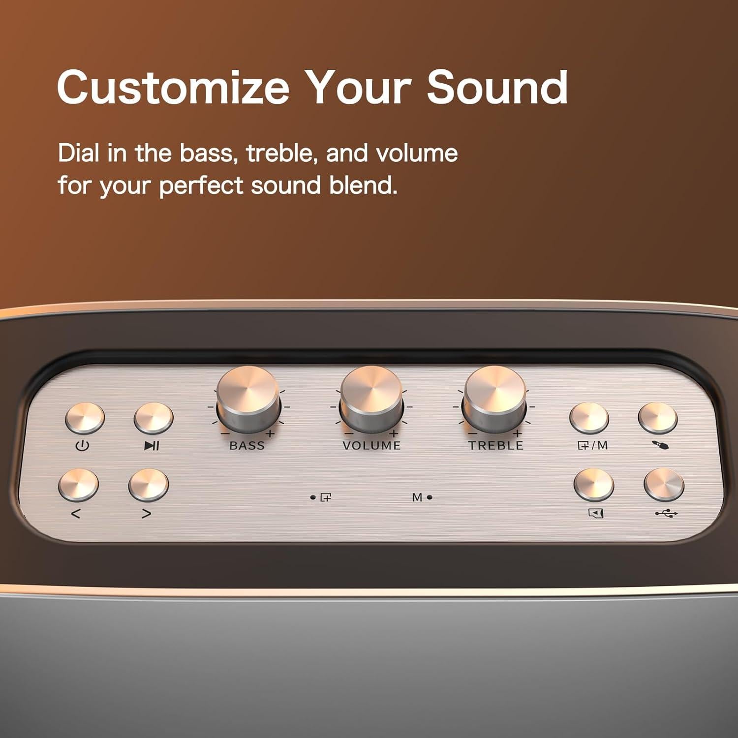 Altavoz Bluetooth DOSS SoundBox H100 50W 24H Reproducción