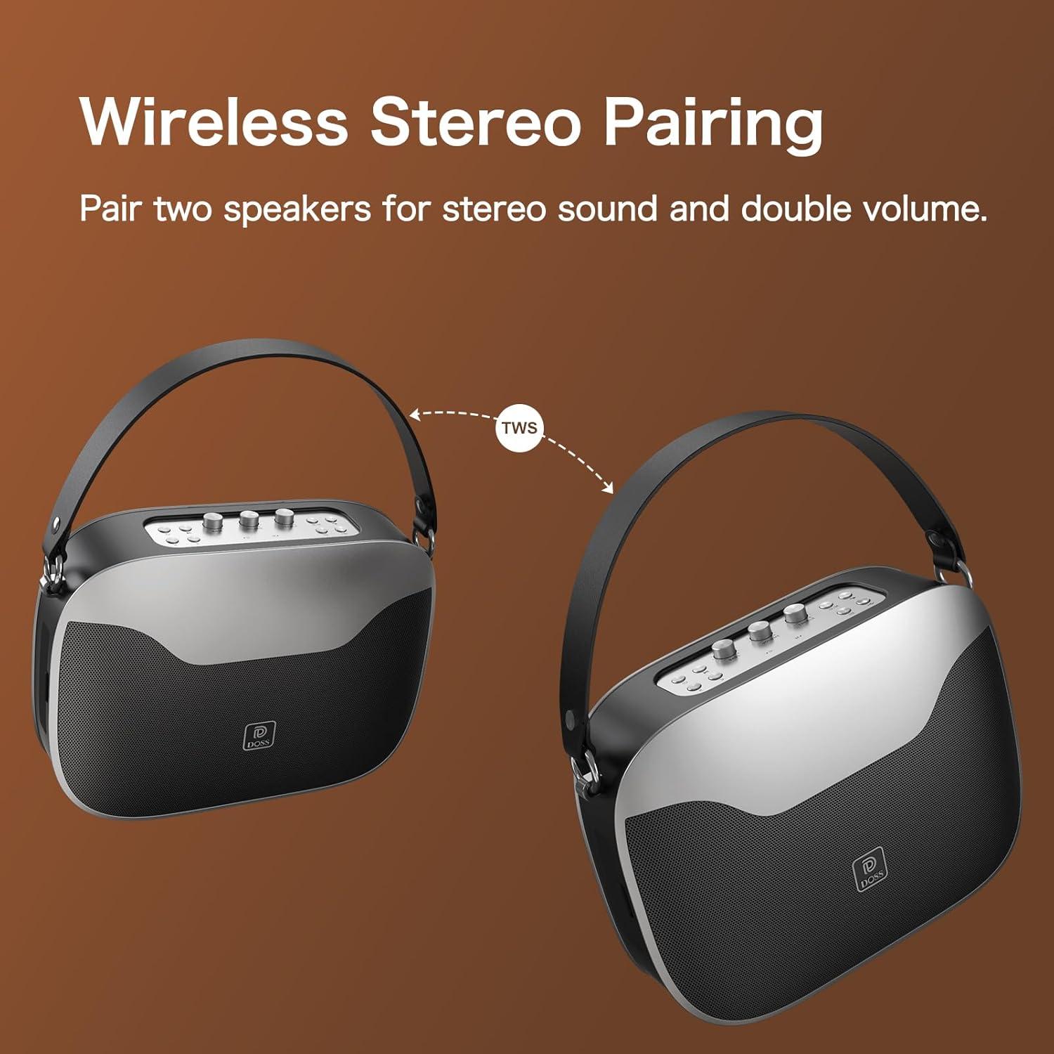 Altavoz Bluetooth DOSS SoundBox H100 50W 24H Reproducción