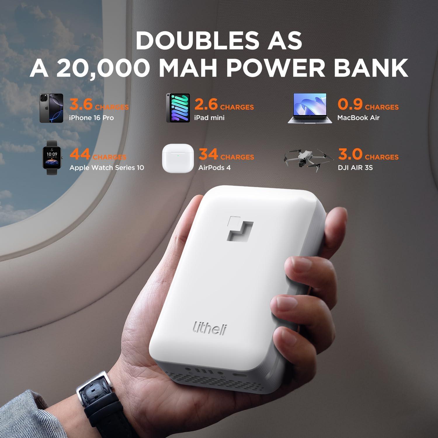 Cortadora de Césped Inalámbrica Litheli 33 cm 20V 4.0Ah