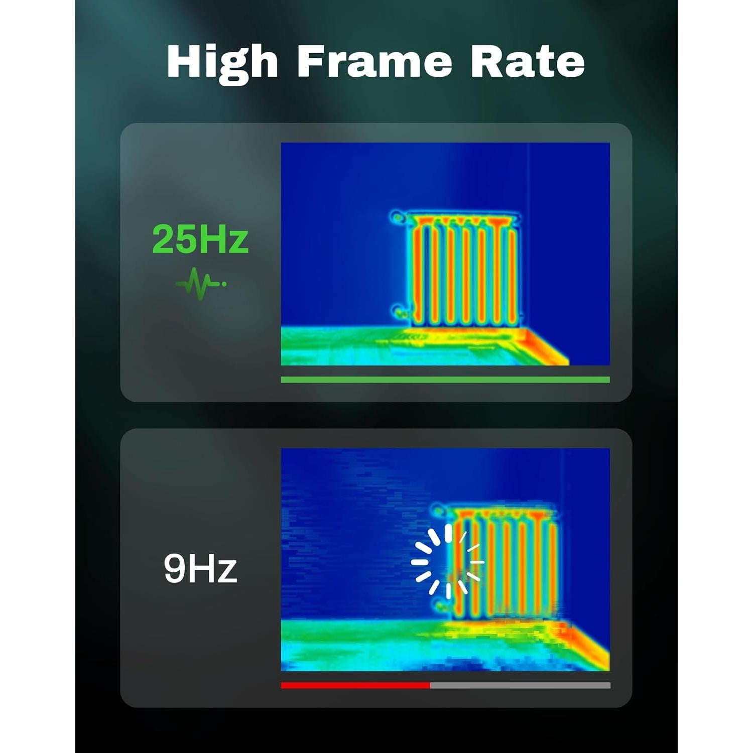 Cámara Térmica Portátil AMPANK H128, Resolución 240x240, IP65