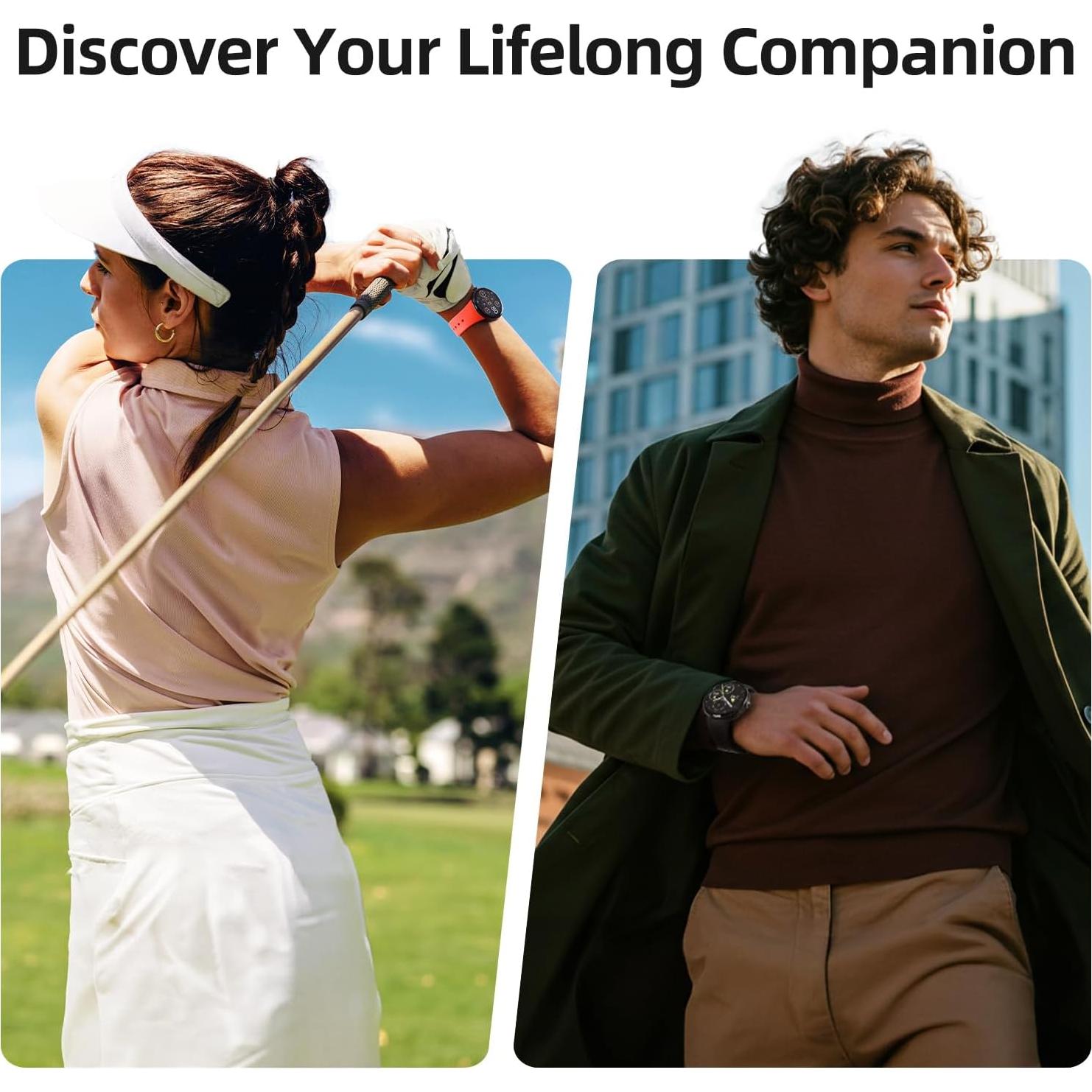 Reloj Inteligente Parsonver LW51 AMOLED 43mm Negro Fitness