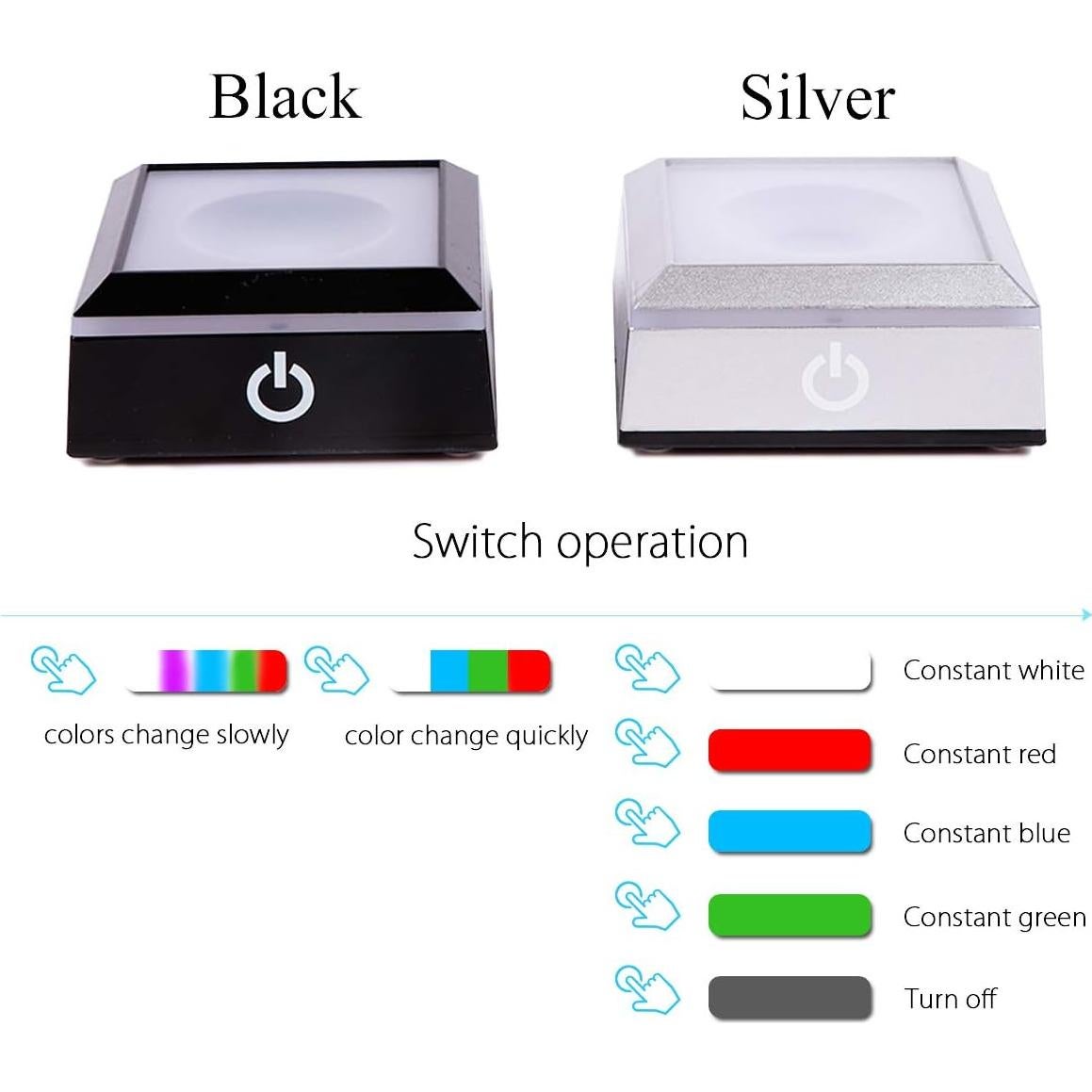 Esfera de Cristal Mapa Estelar Qianwei con Base LED Táctil