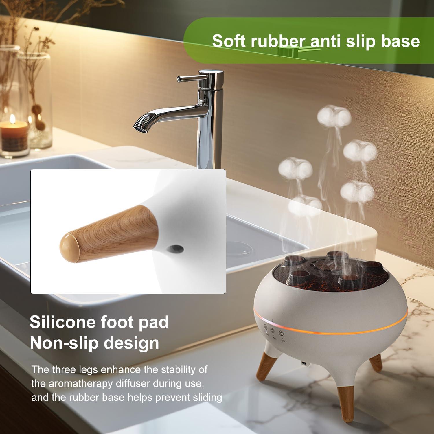 Difusor de Aroma HIROGA V80 250ml con Luz LED 7 Colores