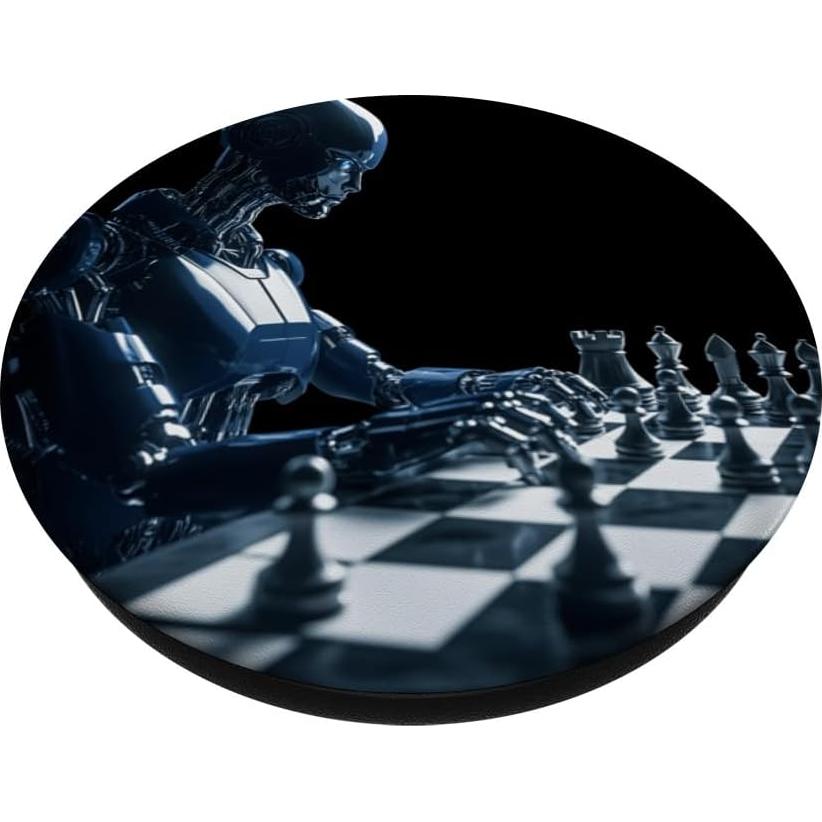 PopGrip Adhesivo PopSockets Robot AI Futurista Ajedrez