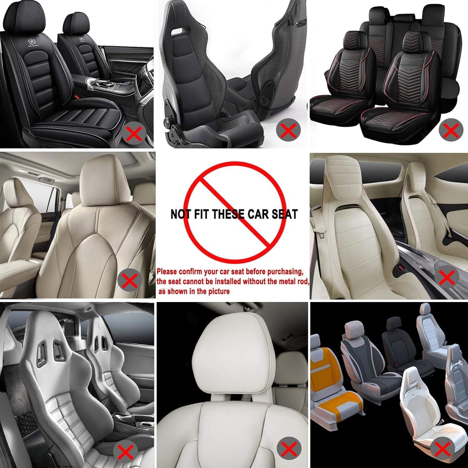 Cojín de Cabeza Ajustable Heapany para Asiento de Coche Beige