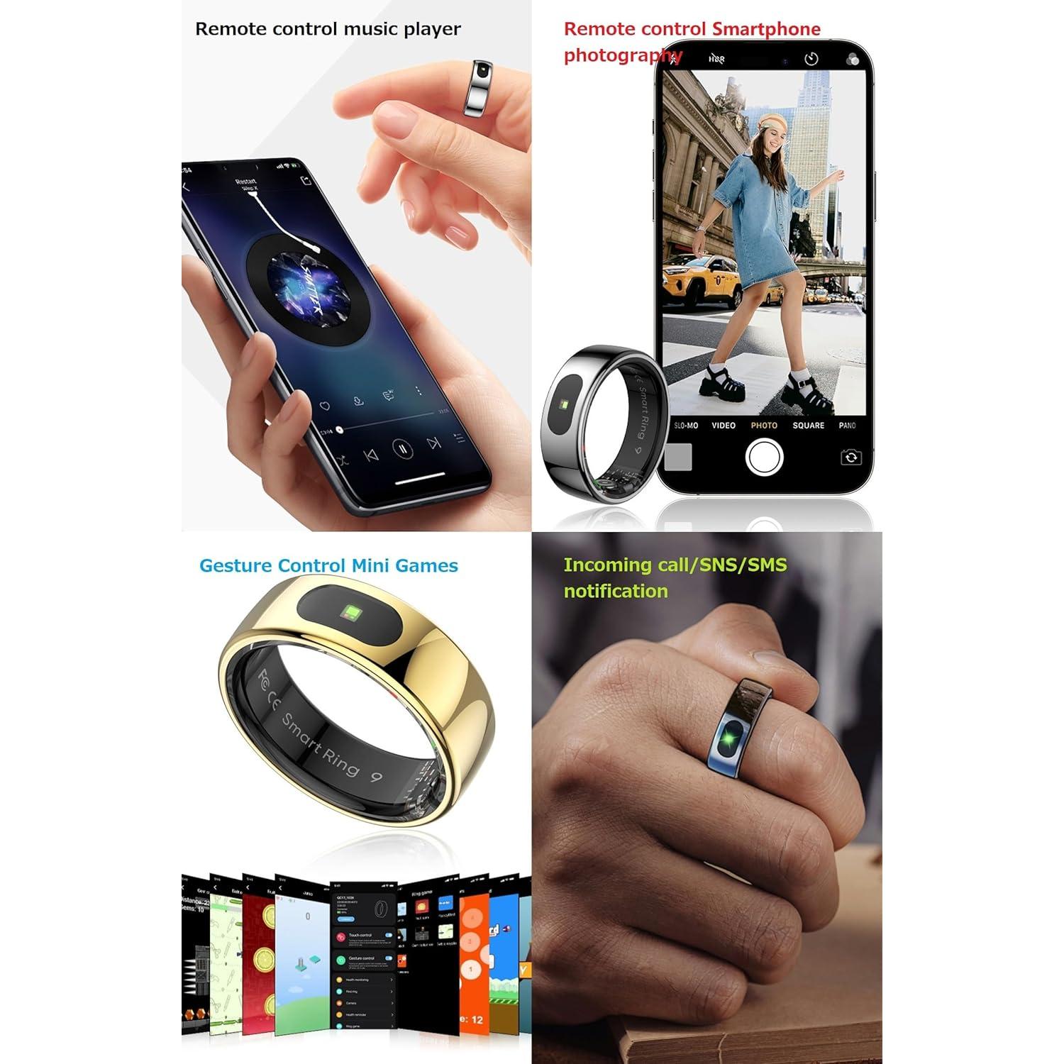 Anillo Inteligente cnBro R08 - Monitoreo Salud y Fitness