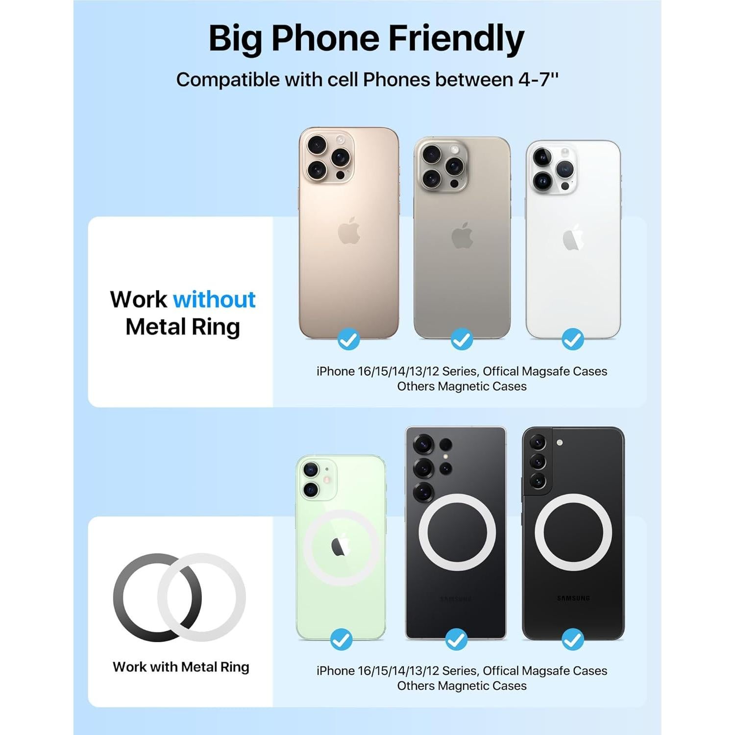 Soporte Magnético 3 en 1 Andobil para Teléfono de Coche