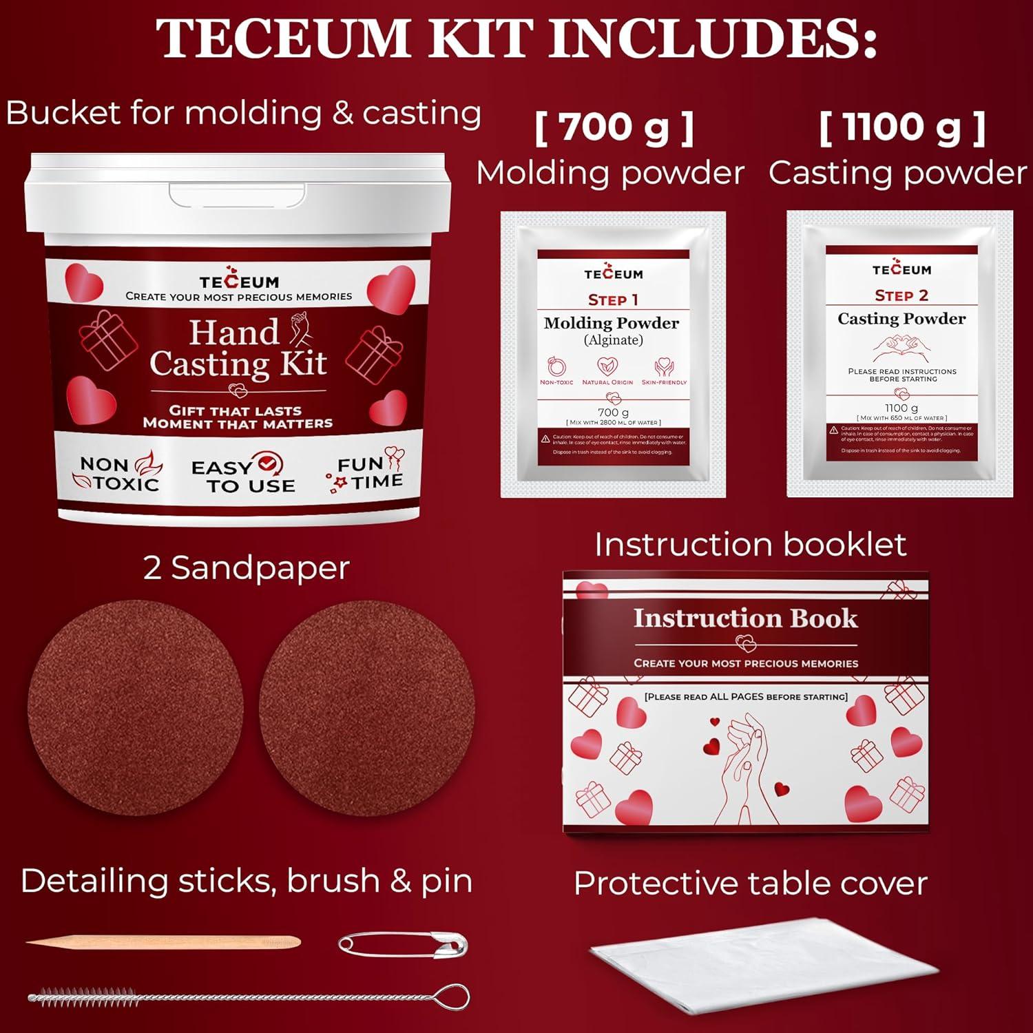 Kit de Moldeo de Manos TECEUM - Regalo Único para Todos