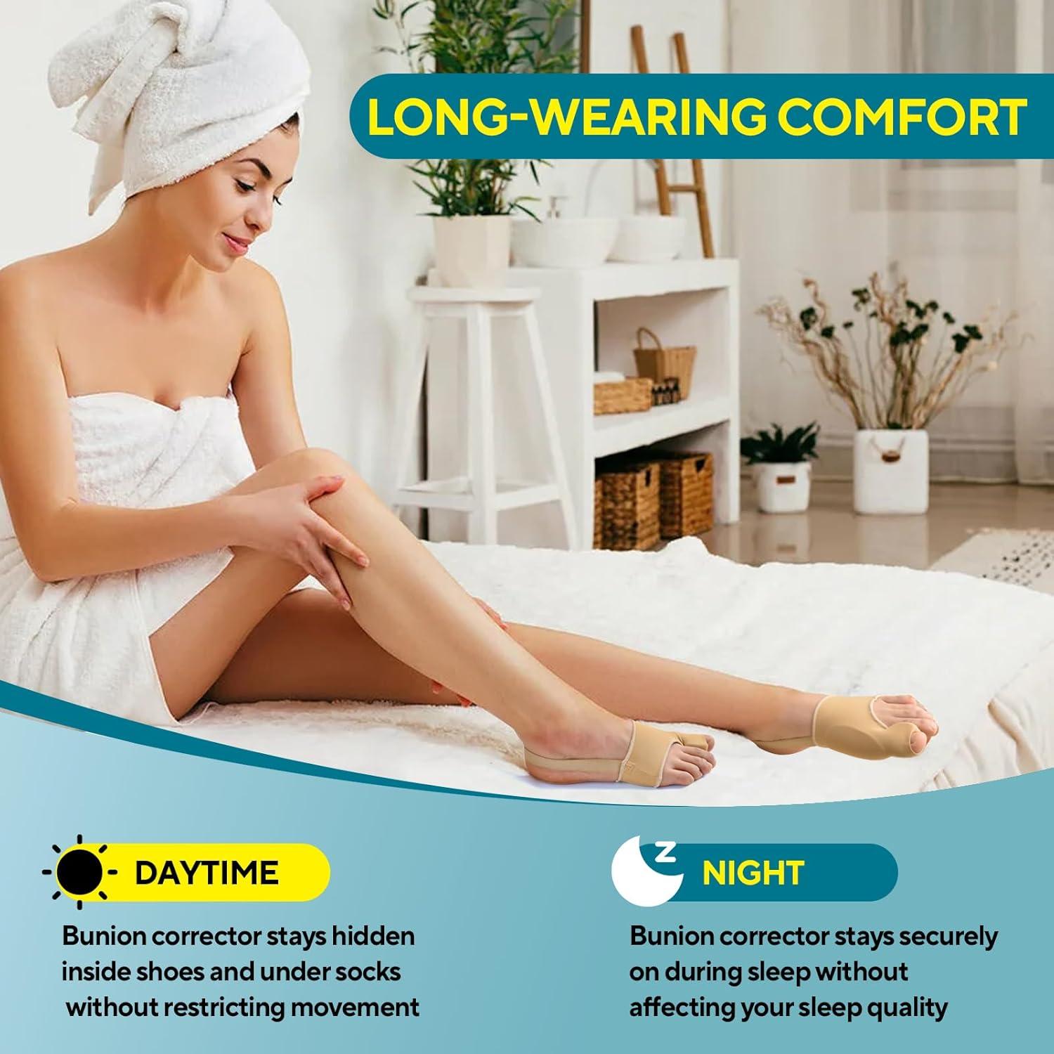 Corrector de Juanetes TECKED Beige - Alivio para Hallux Valgus