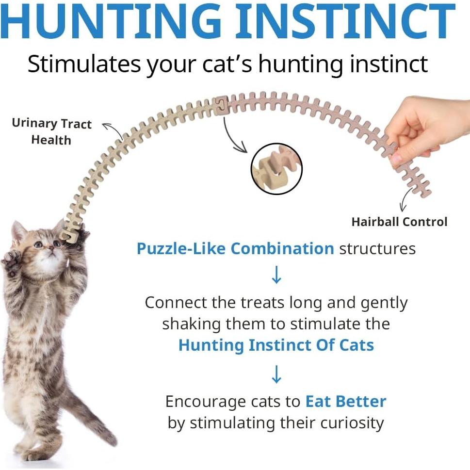 Golosinas Dentales para Gatos Dr.Petra CATZZLE 142g Salmón