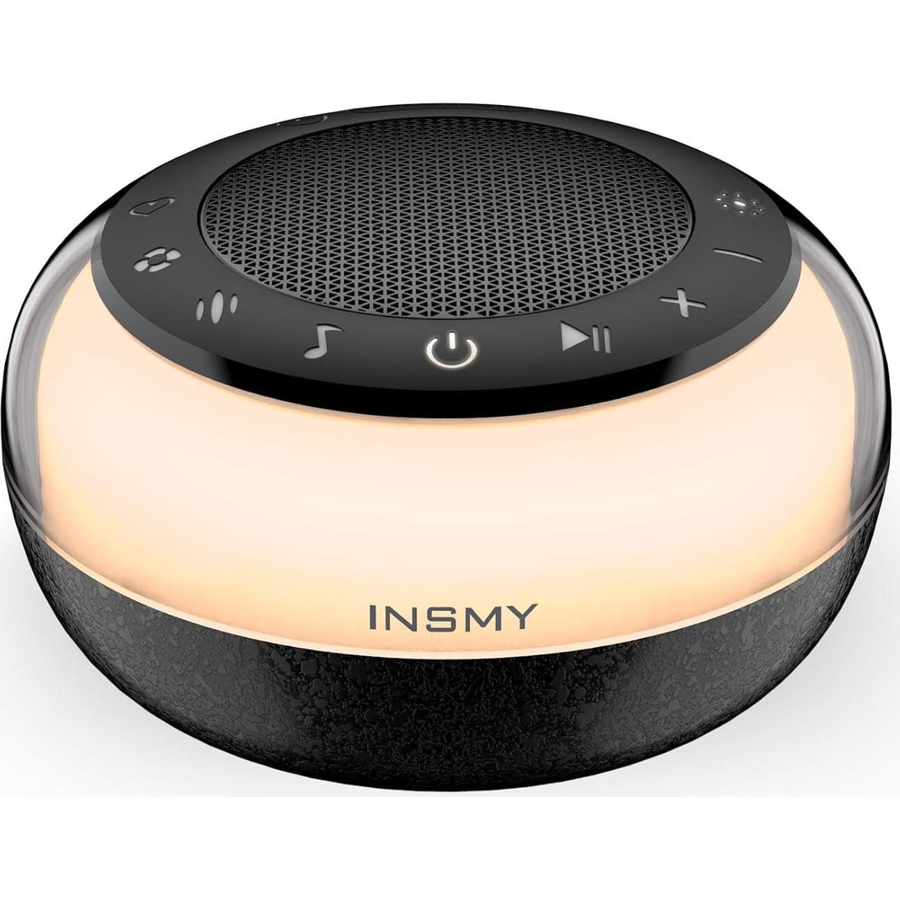 Máquina de Ruido Blanco INSMY Sleepgood V1, 35 Sonidos, Luz Nocturna