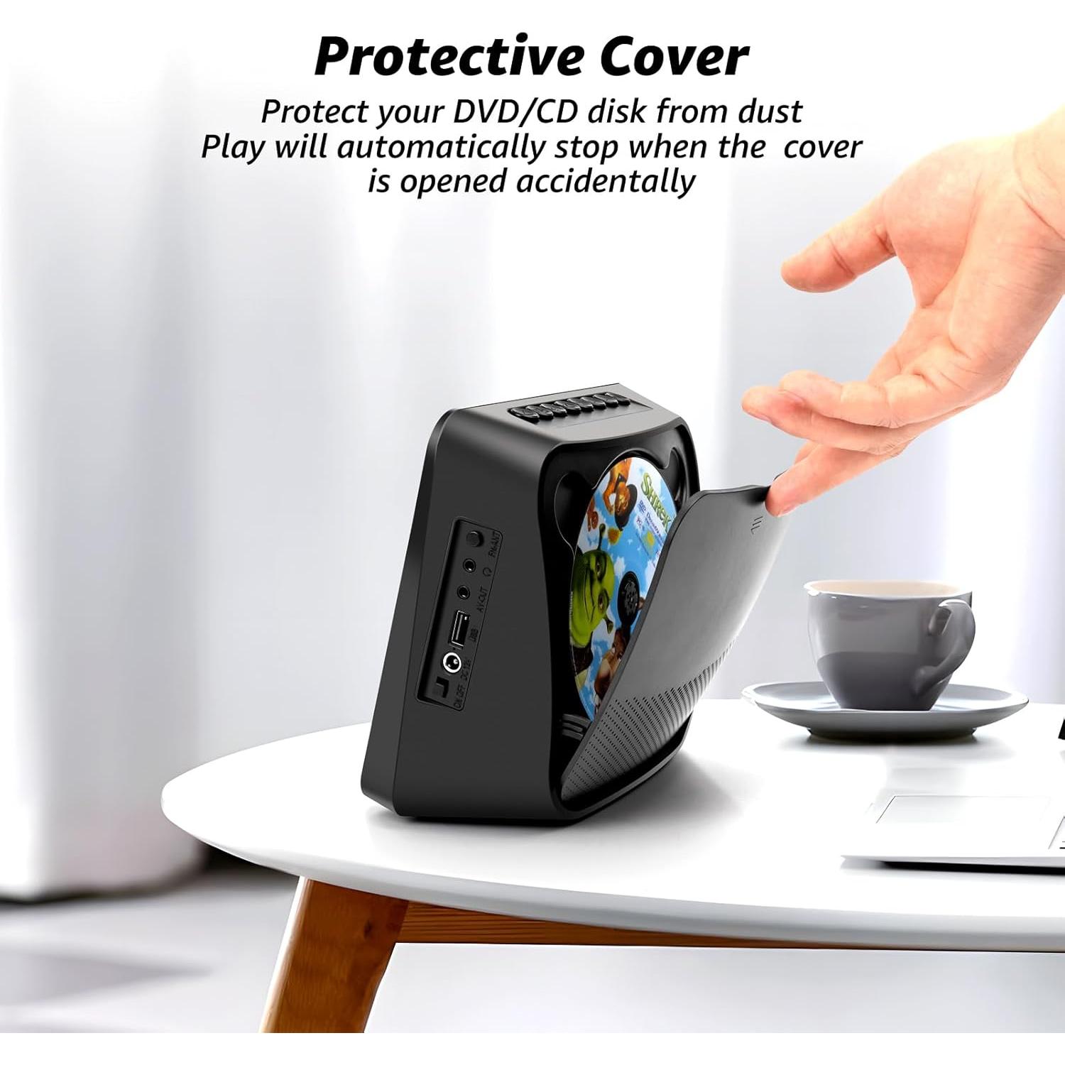 Reproductor DVD Portátil ROADOM 9.8" Pantalla HD 1024x600