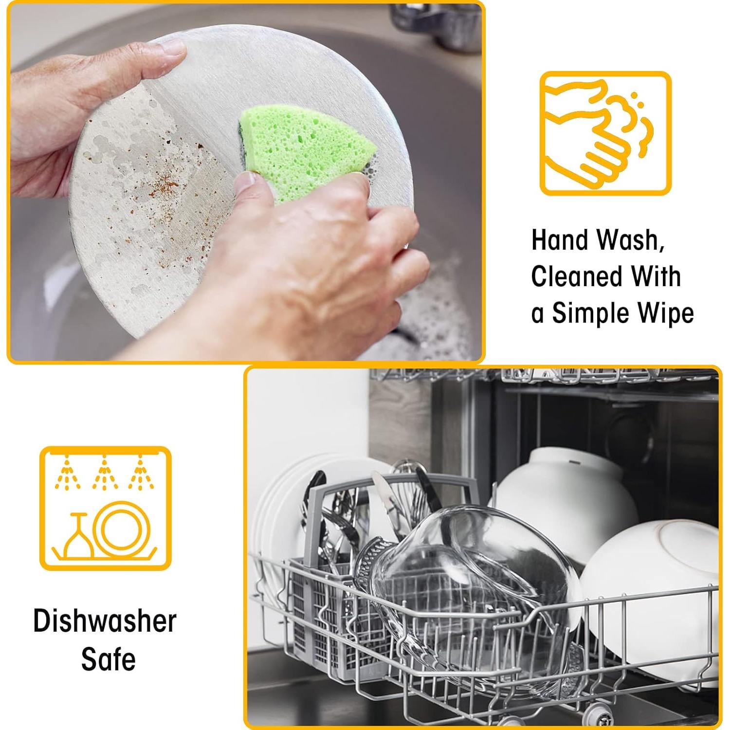 Prensa de Hamburguesas PMYEK de Acero Inoxidable 14cm