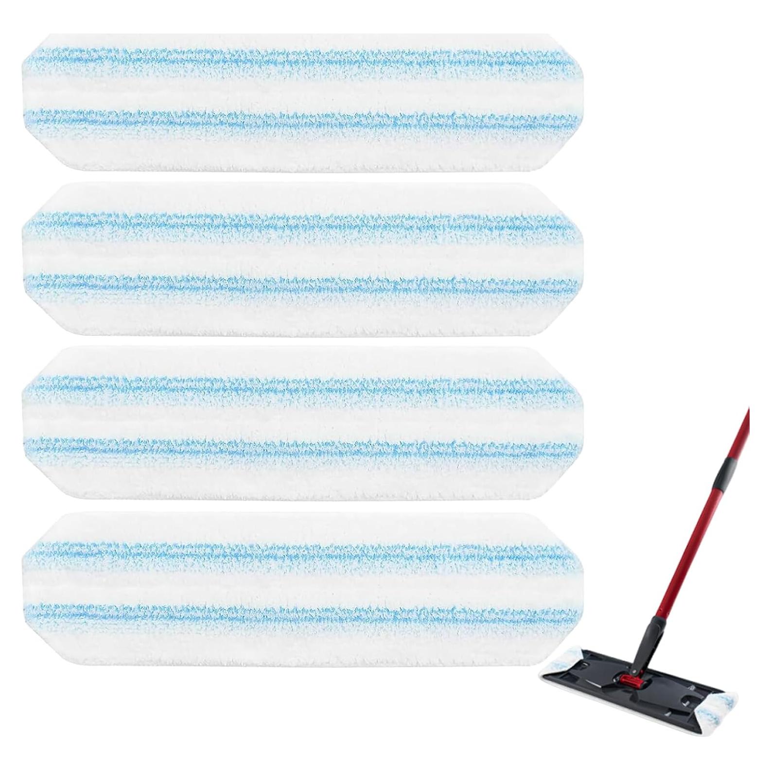 Paquete de 4 almohadillas de microfibra O-Cedar H2Pro 40x11cm