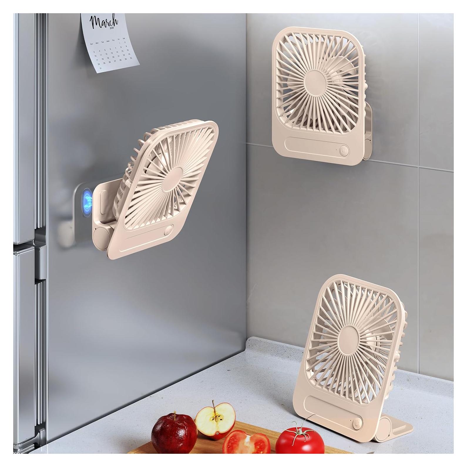 Ventilador de Pared WISFISSH QW Magnético Recargable 1200mAh