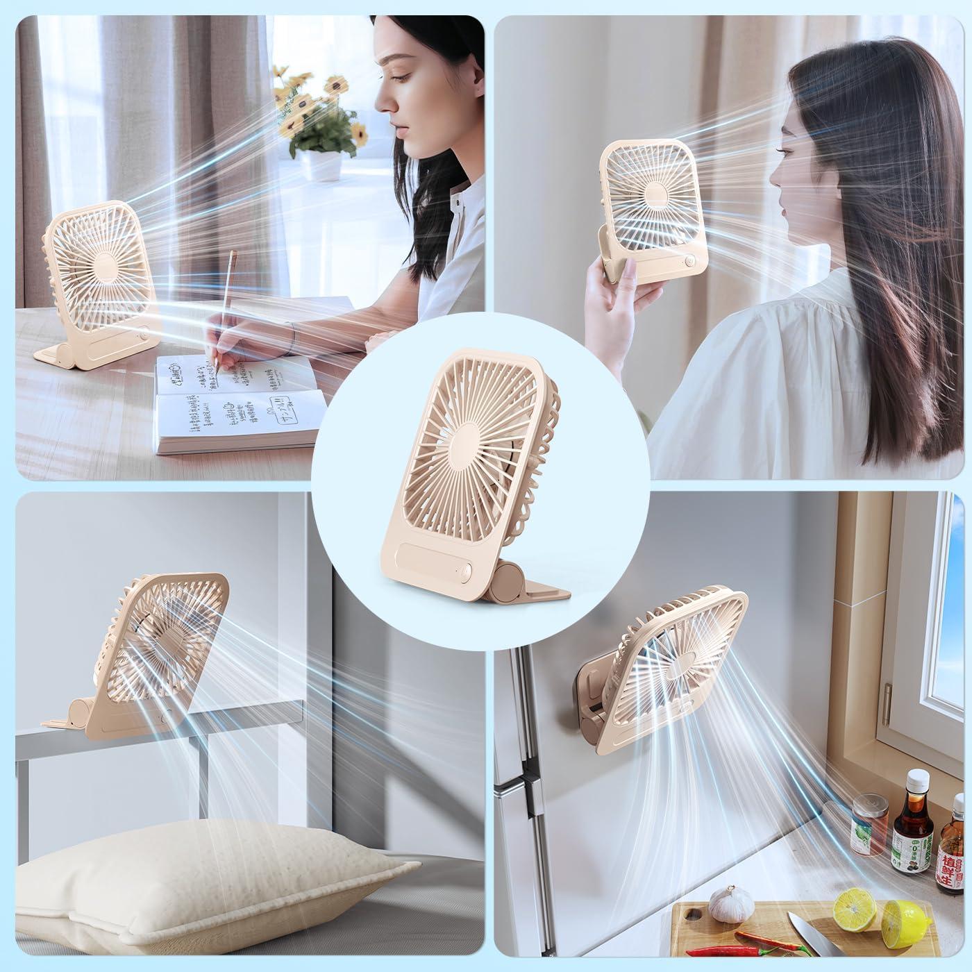 Ventilador de Pared WISFISSH QW Magnético Recargable 1200mAh