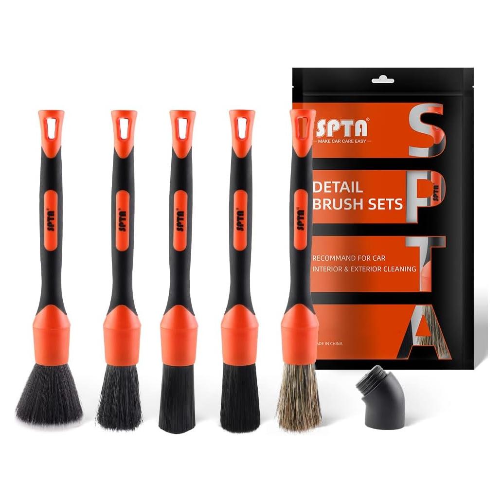 Juego de Cepillos para Detalle de Automóviles SPTA 5 Piezas