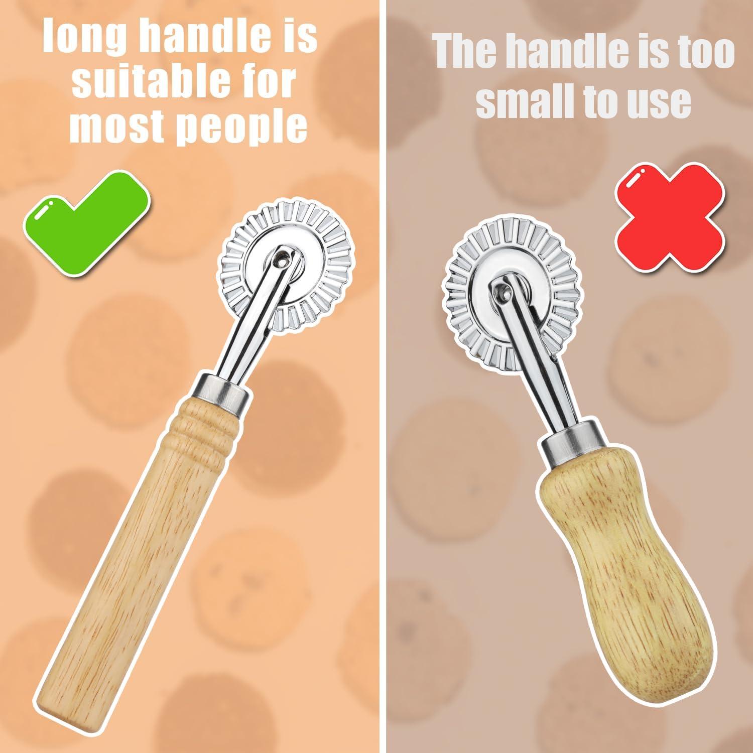 Rueda Cortadora de Masa PEUTIER 16cm Mango de Madera