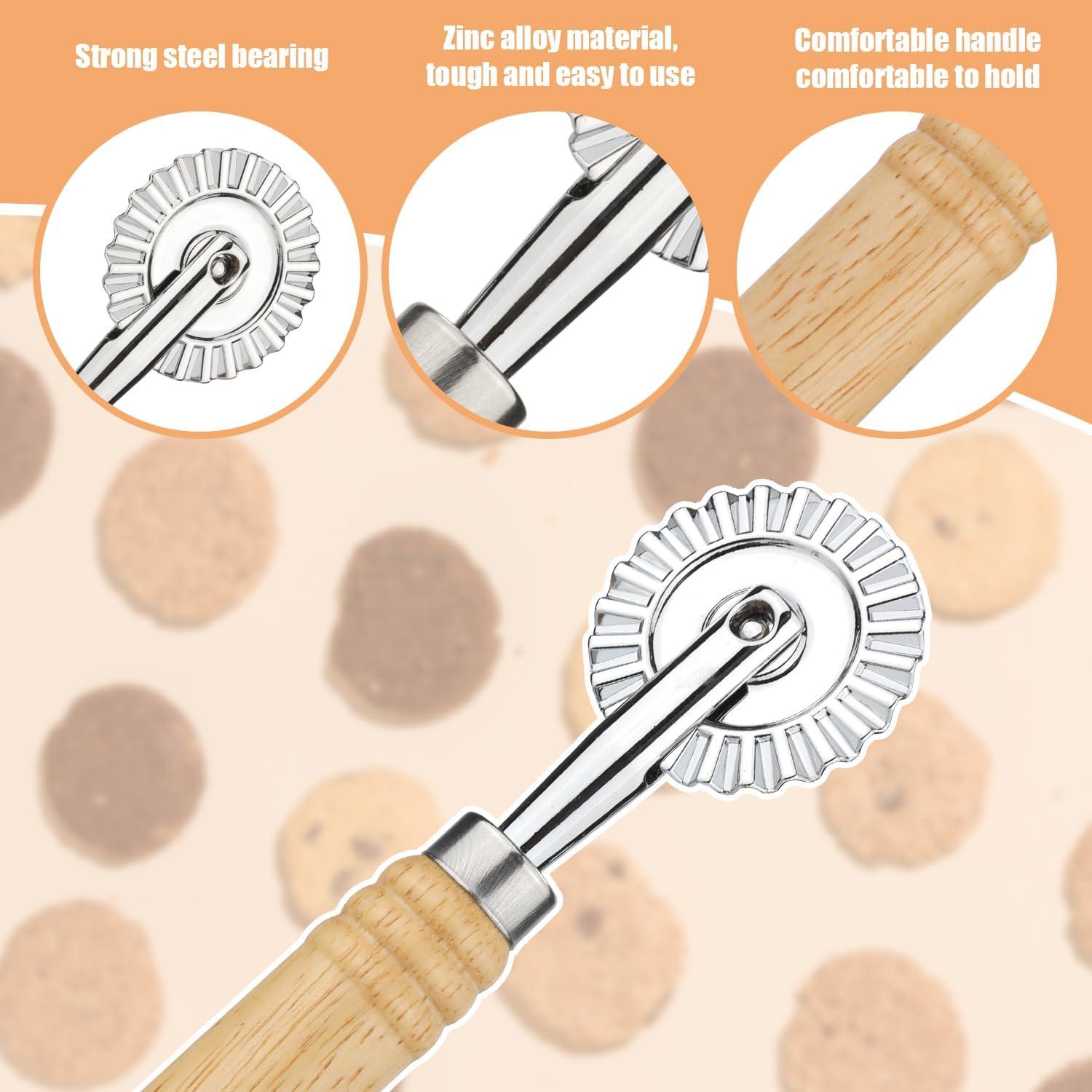 Rueda Cortadora de Masa PEUTIER 16cm Mango de Madera