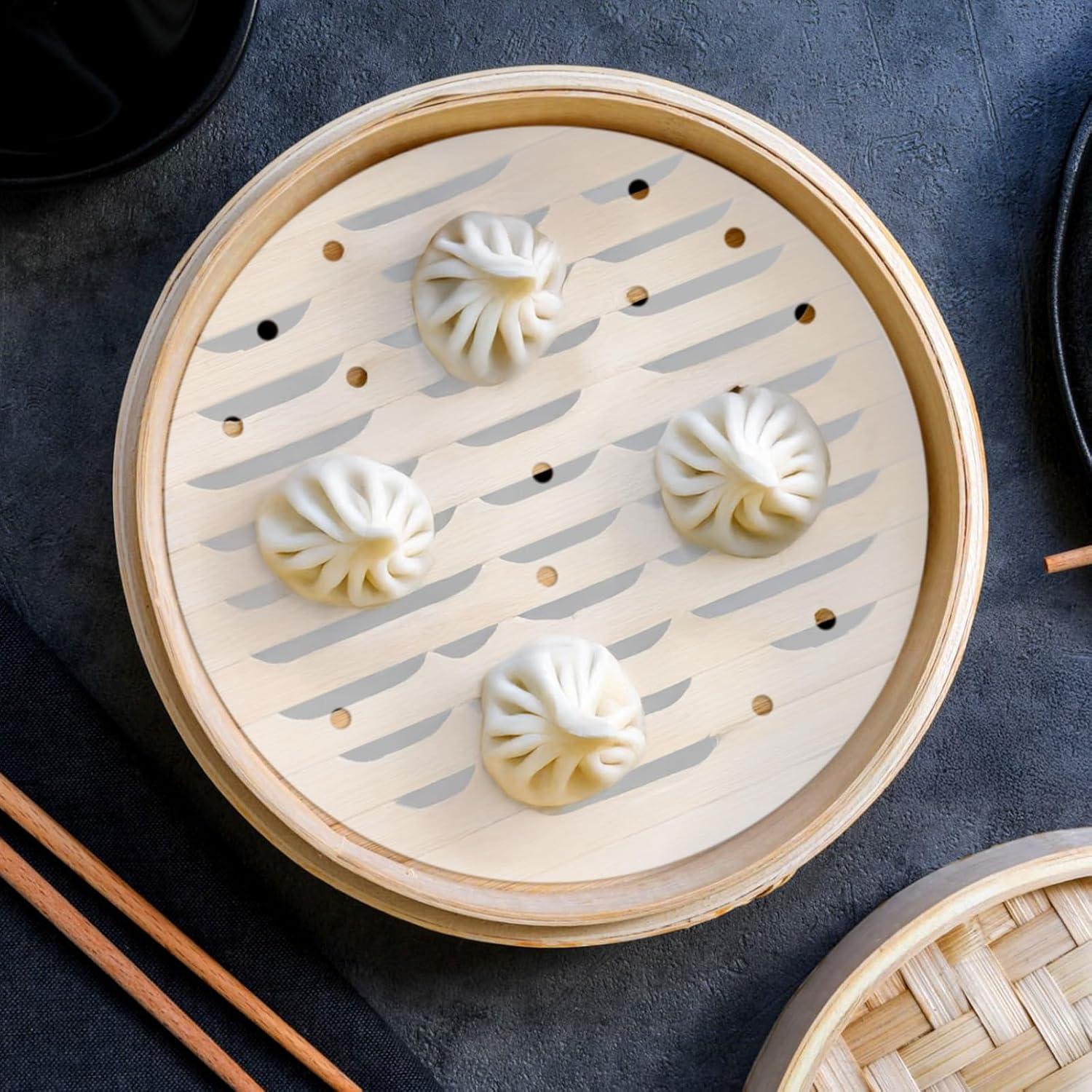 100 Forros de Vapor de Bambú AUUTI 7" Antiadherente Ecológico