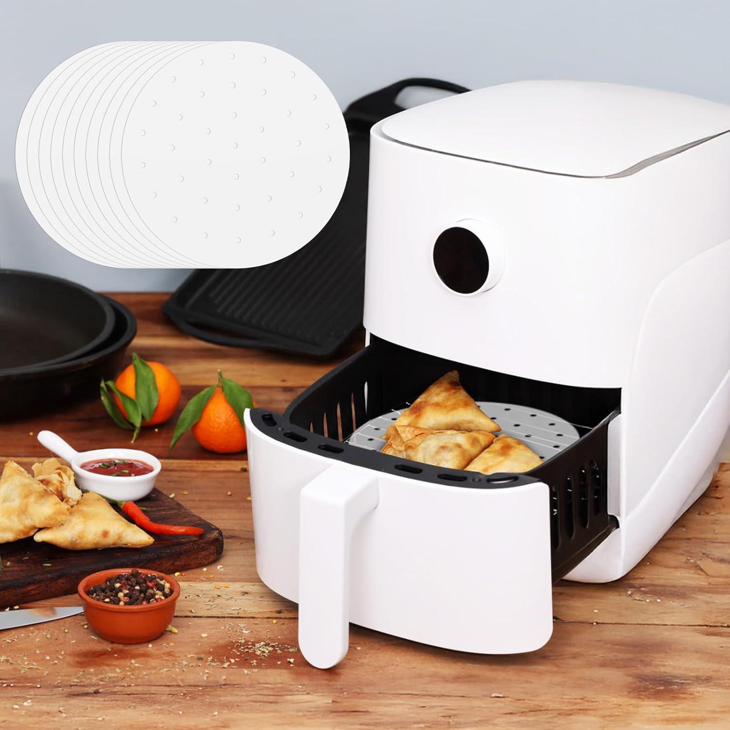 100 Forros de Vapor de Bambú AUUTI 7" Antiadherente Ecológico