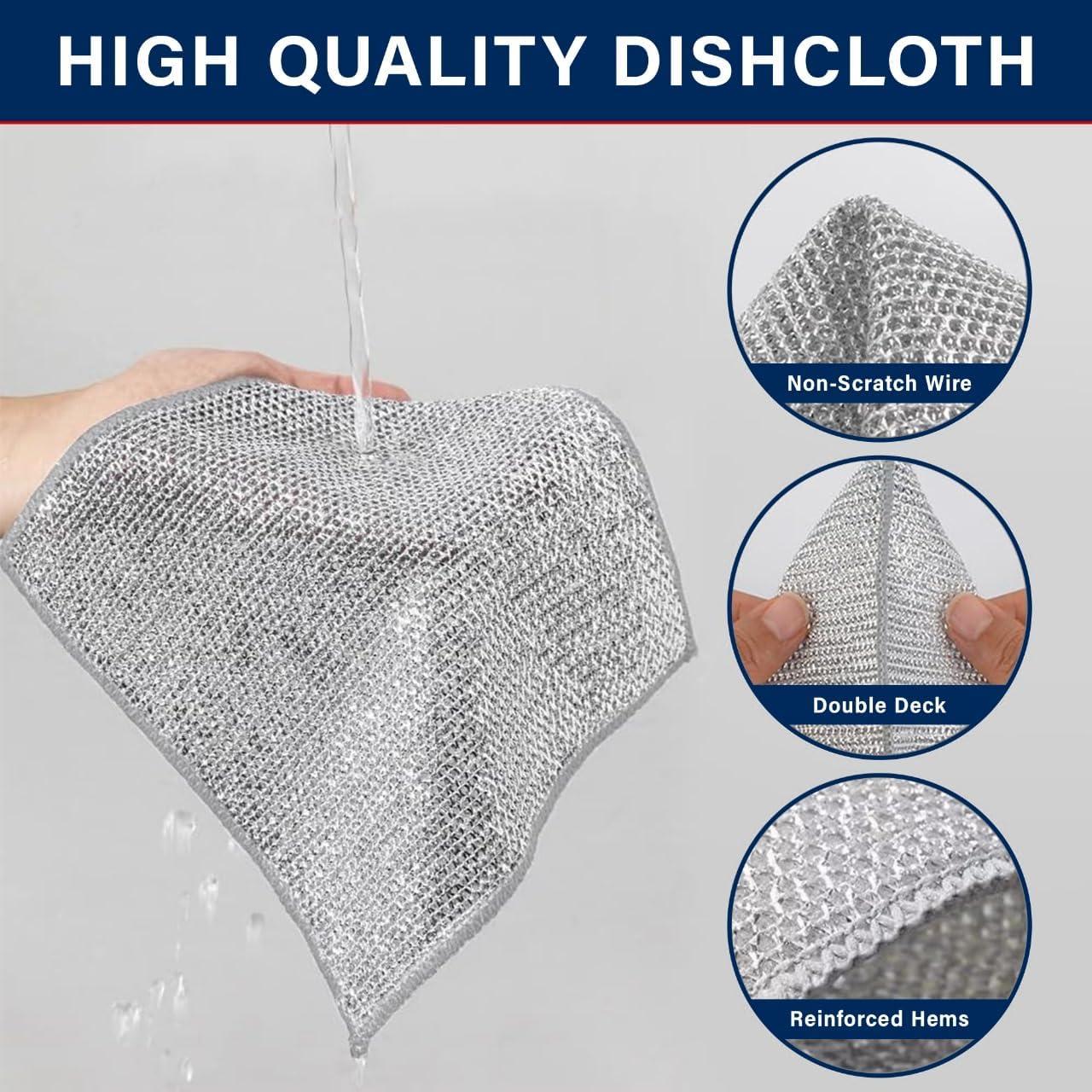 Paquete de 24 Paños de Limpieza de Alambre Whisper Linen