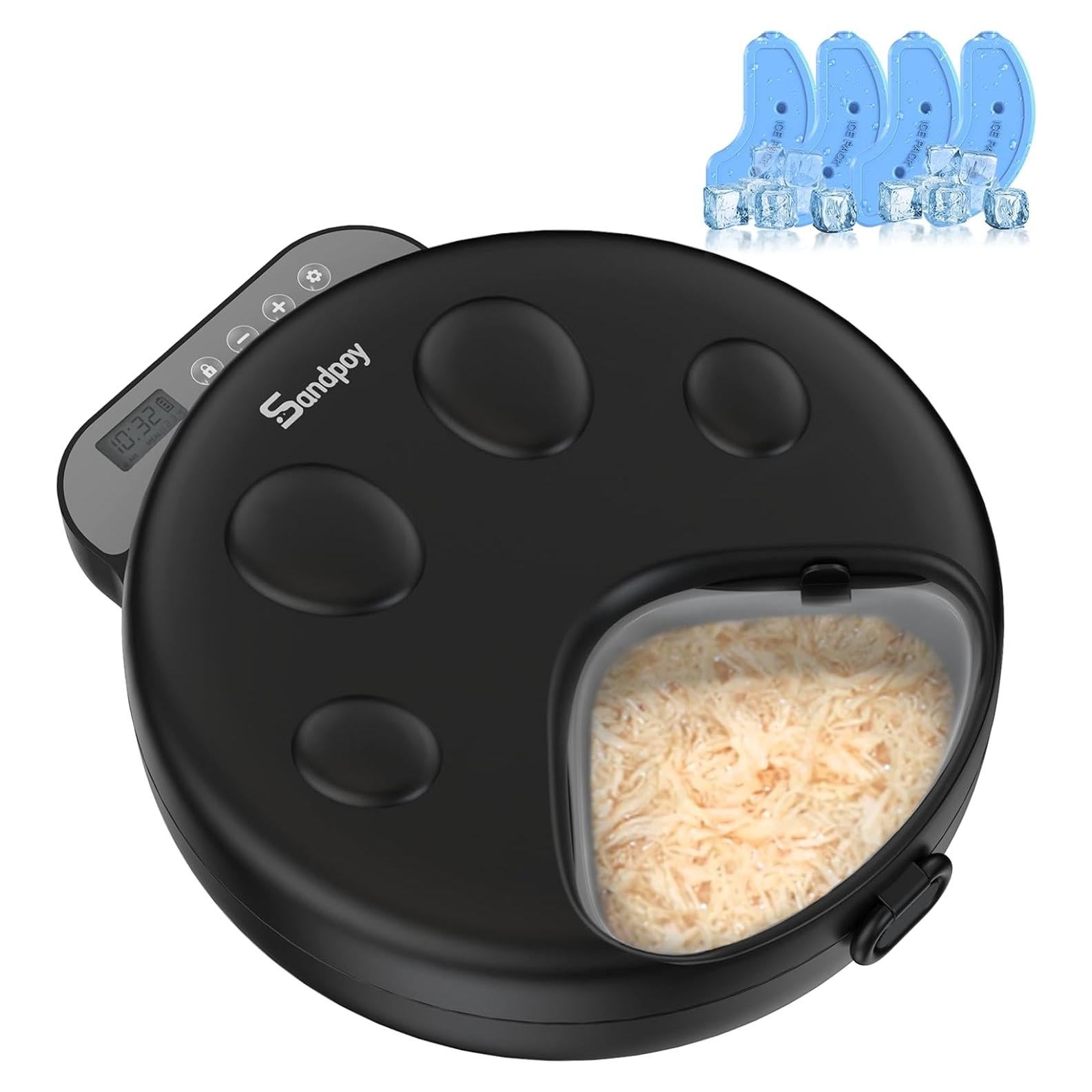 Dispensador Automático de Comida Húmeda Sandpoy F26-L 4 Comidas