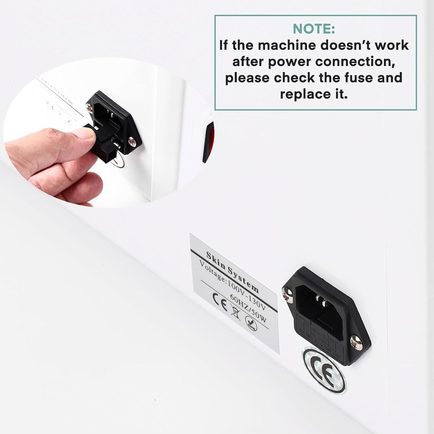 Máquina de Microdermoabrasión Yofuly 2 en 1 para Peeling Facial