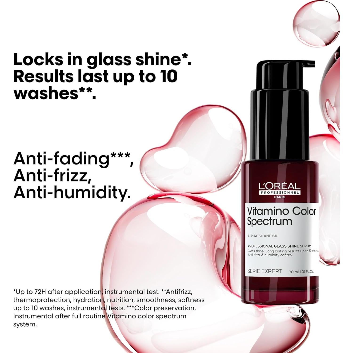 Suero Brillo Cristal L'Oréal Professionnel 29.57 ml - Cabello Teñido