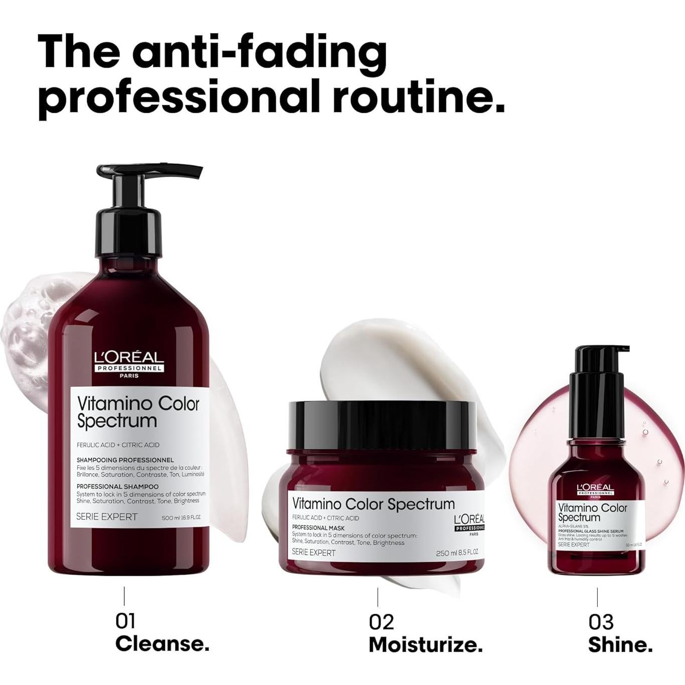 Suero Brillo Cristal L'Oréal Professionnel 29.57 ml - Cabello Teñido