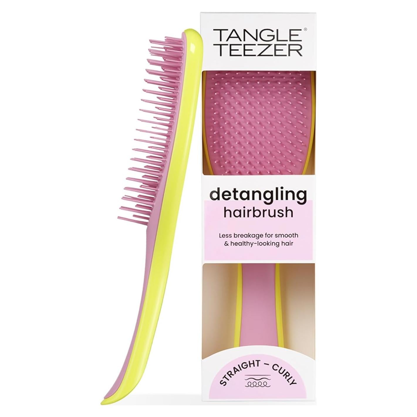 Desenredador de Cabello Tangle Teezer Definitivo Amarillo/Rosa
