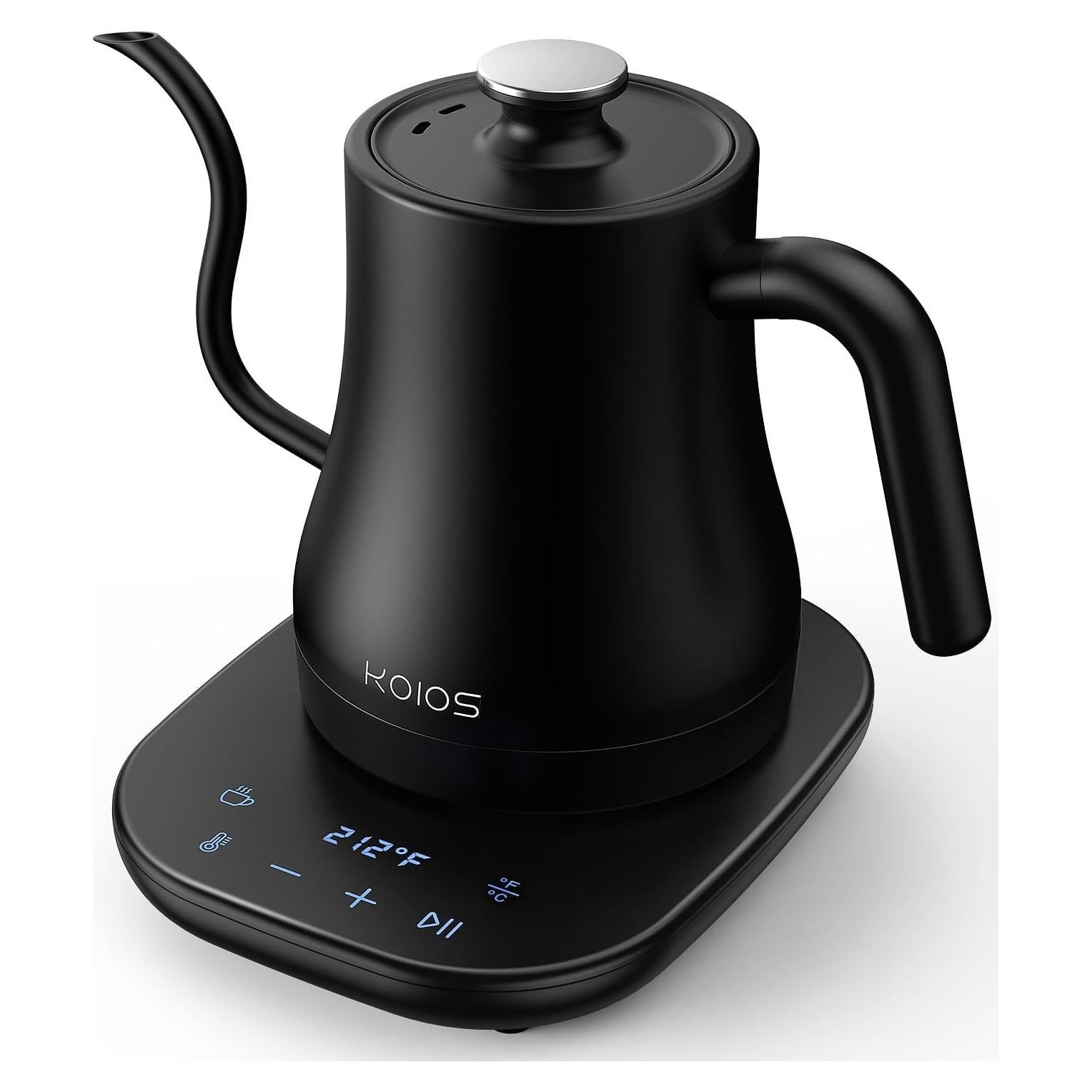 Hervidor Eléctrico KOIOS Cuello de Ganso 0.8L Control T°