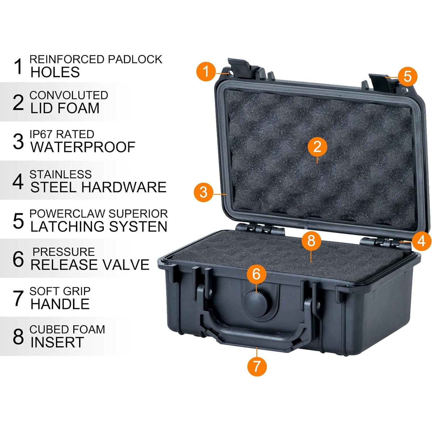 Funda Protectora Impermeable MEIJIA 20.63x16.66cm para Drones y Cámaras