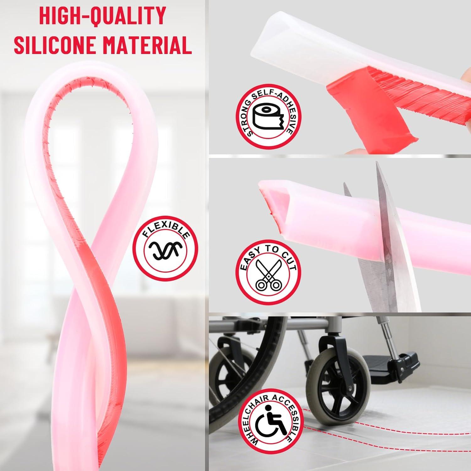 Umbral de Ducha Hzetuu 99cm Silicona Impermeable Autoadhesivo