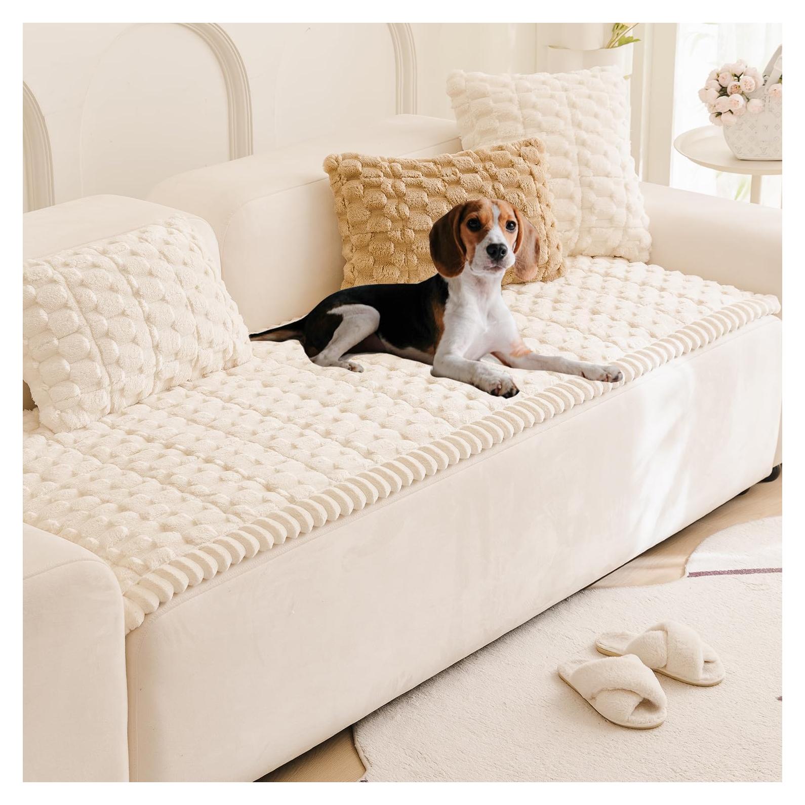 Funda de Sofá Antideslizante Tiwwie 70x150 cm Beige