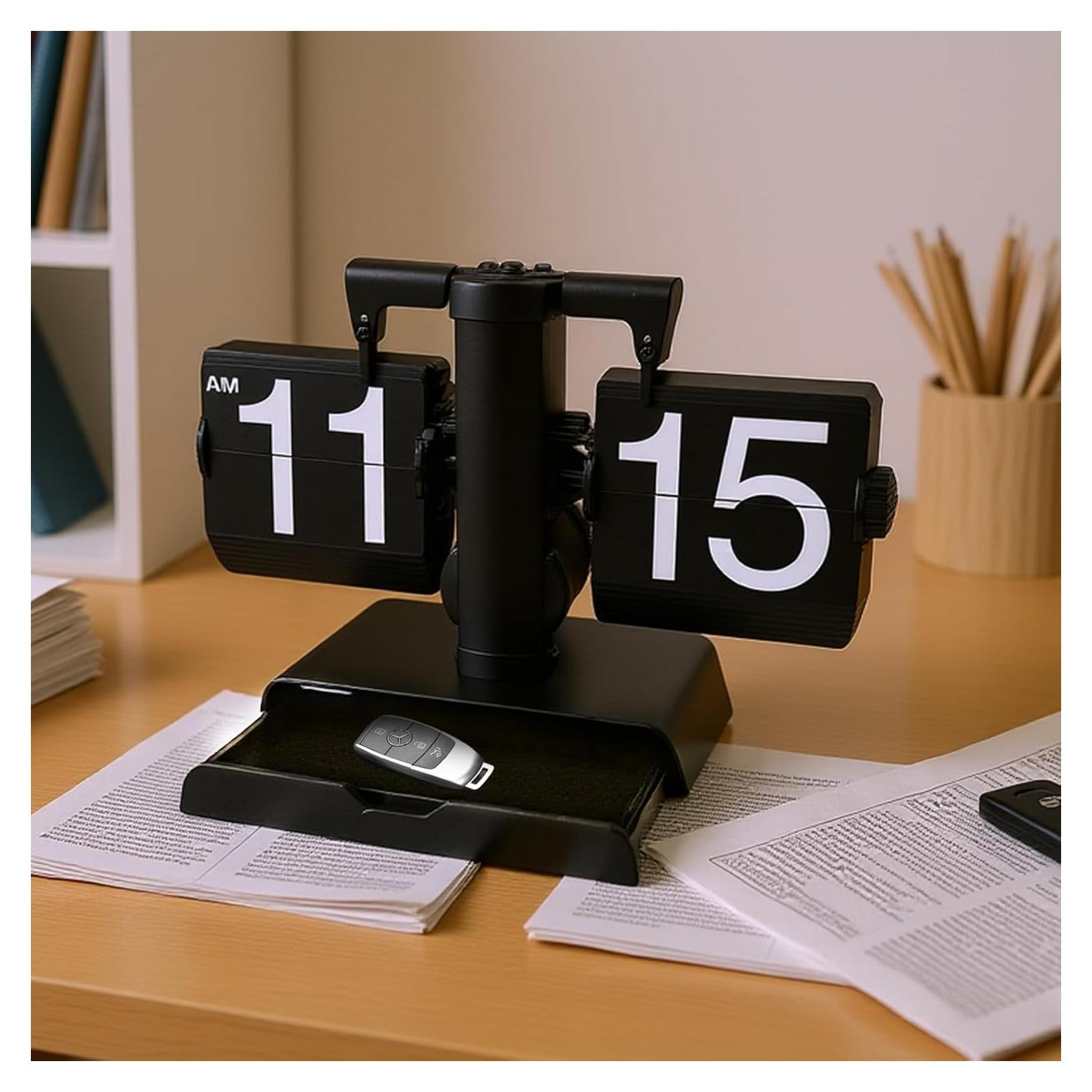 Reloj de Mesa Retro Phencaser Flip Digital 20.3x15.2cm