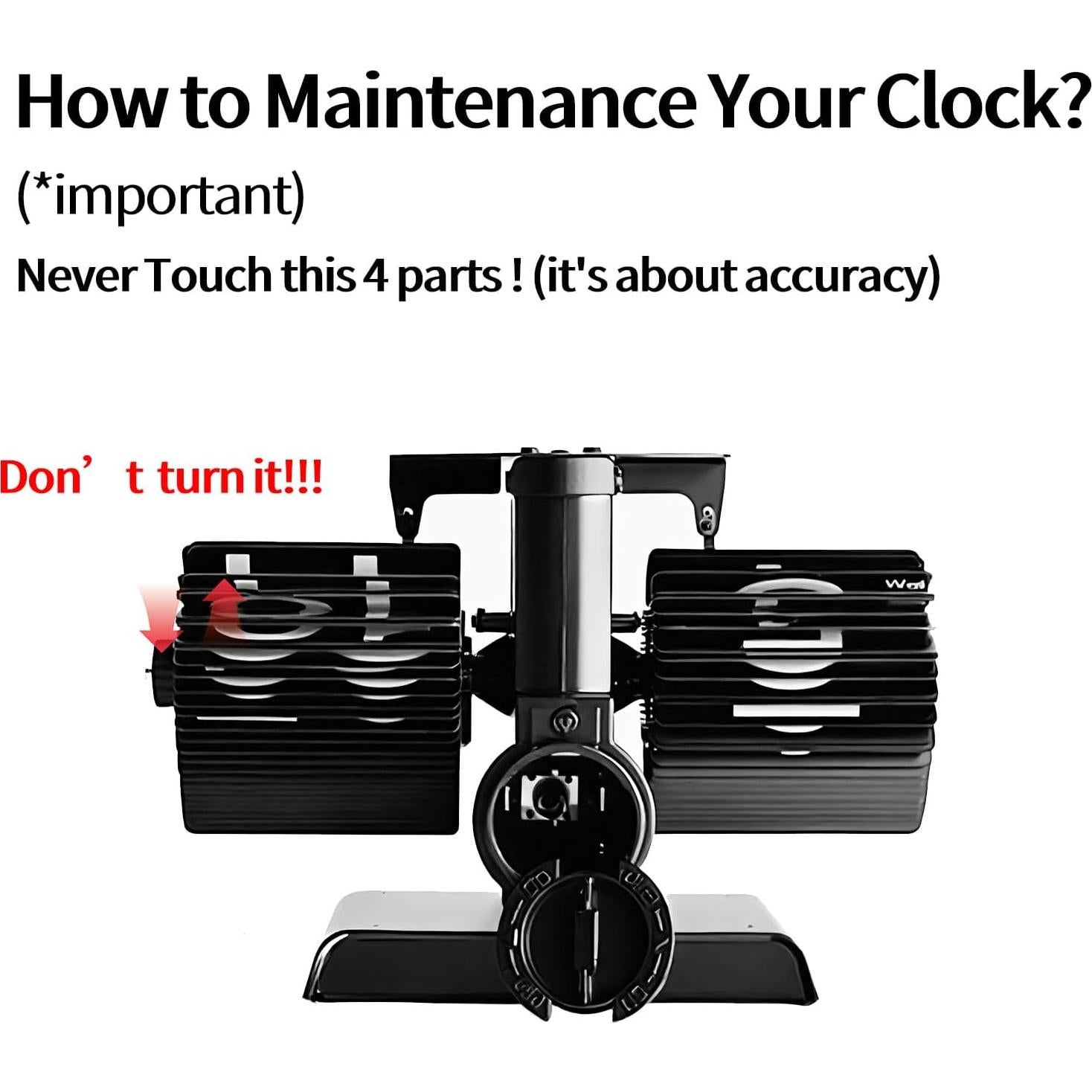 Reloj de Mesa Retro Phencaser Flip Digital 20.3x15.2cm