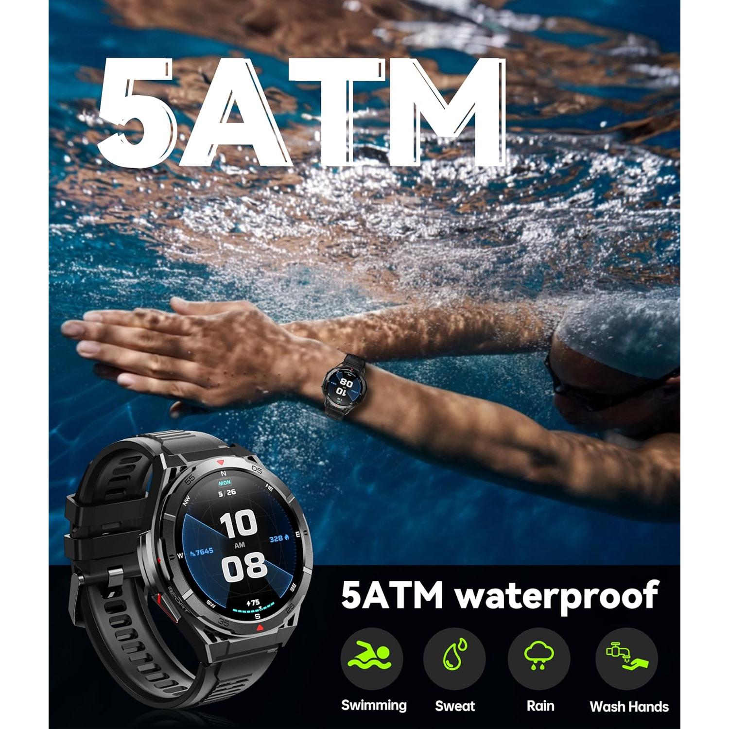 Reloj Inteligente OUKITEL BT12 GPS 1.43" AMOLED Impermeable