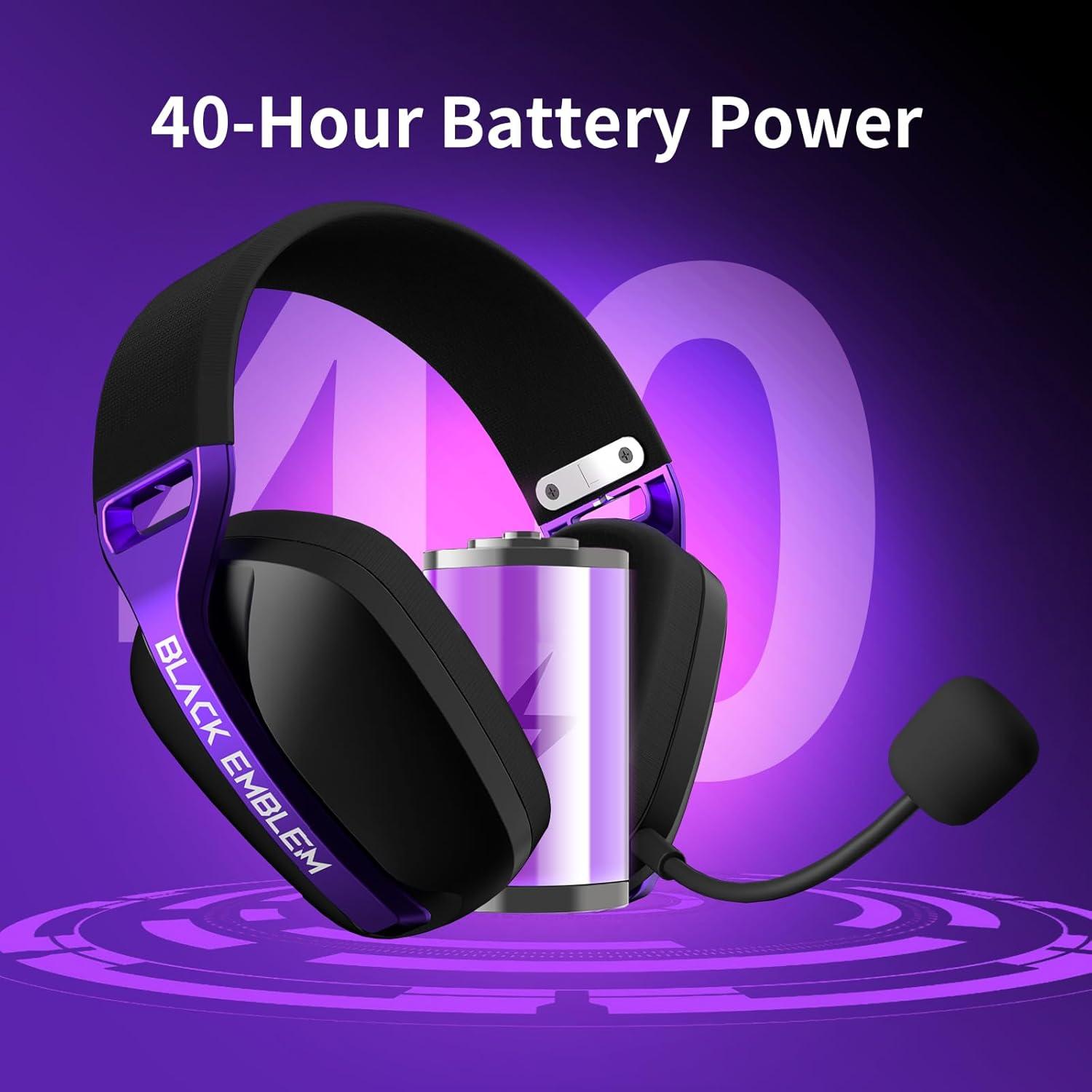 Auricular Gaming Inalámbrico Black Emblem X1 con Micrófono