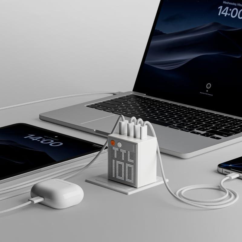 Cargador USB C Pixel 100W 4 Puertos Carga Rápida PD 3.0