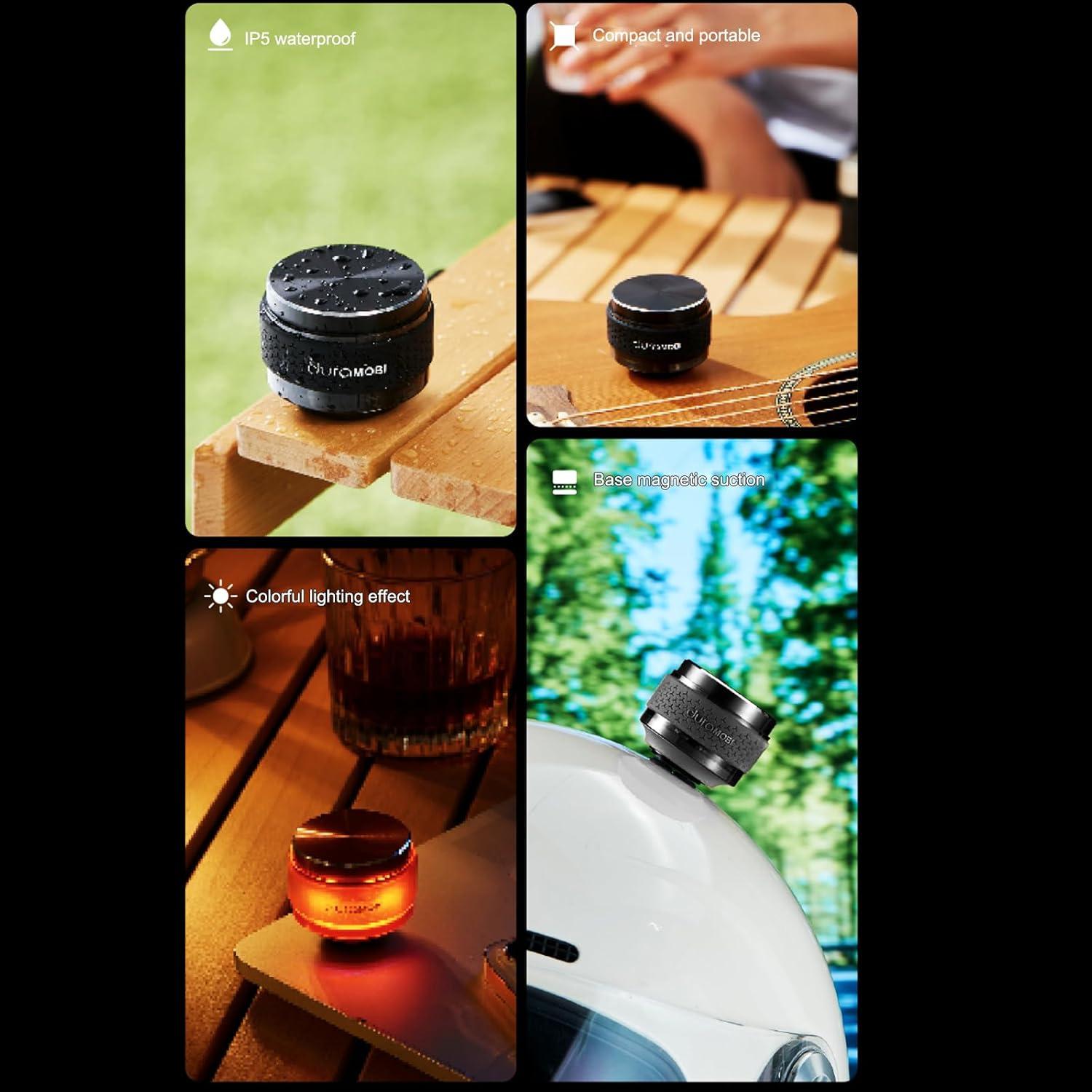 Altavoz de Conducción Ósea Docooler Hummingbird 2024 - Negro, 2 Paquetes