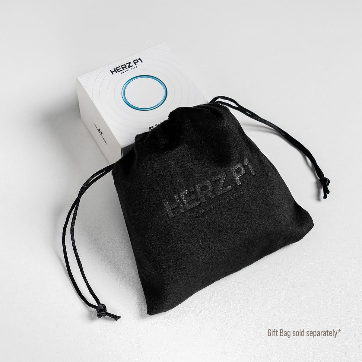 Anillo Inteligente Herz P1 Negro - Salud 24/7, 20 Biométricas