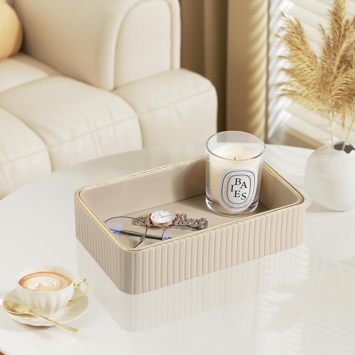 Bandeja Organizadora de Escritorio MEIBOOCH Beige 24.1x15.2 cm